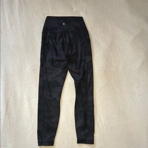 90 Degree By Reflex Black Camouflage Leggings